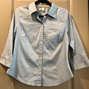 Old Navy | Blue Perfect Fit Collared Button Shirt